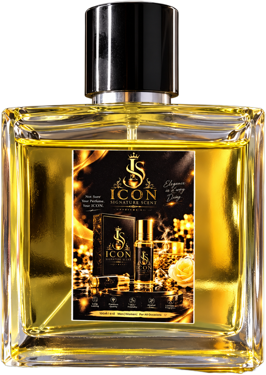 ICON Signature Scent 100ml perfume oil bottle